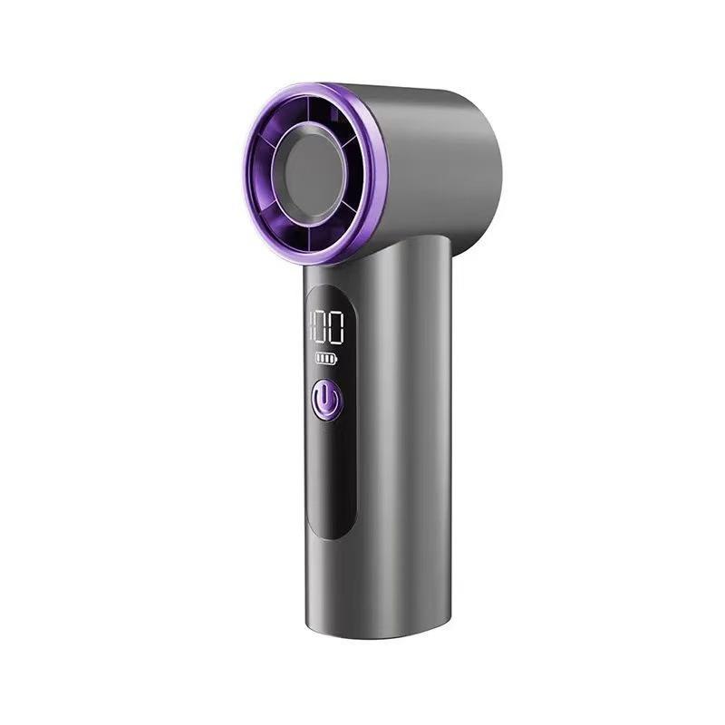 X98 High-Speed Mini Fan with 100-Speed Digital Display and USB-Powered Turbine 35*40*110