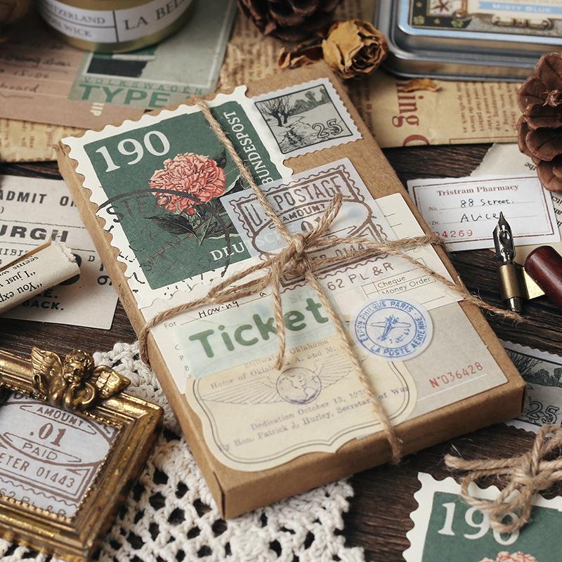30-Piece High-Quality Vintage Non-Adhesive Mixed Craft Pack, Versatile Retro Cutouts for Themed Handmade