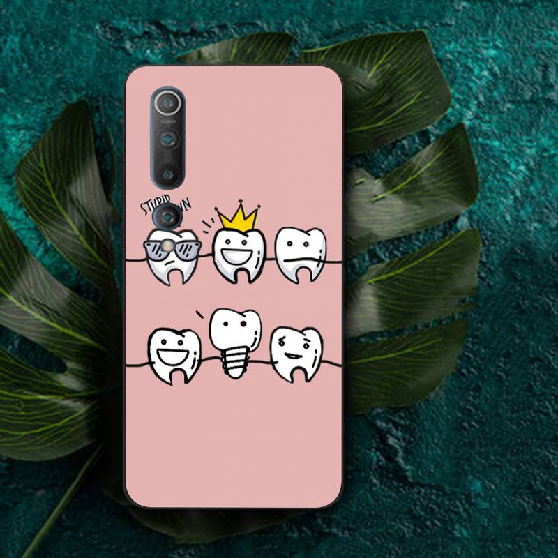 YNDFCNB Dental Implant Dentist Dental Teeth Pattern Phone Case for RedMi Note 4 5 7 8 9 Pro 8T 5A 4X Case