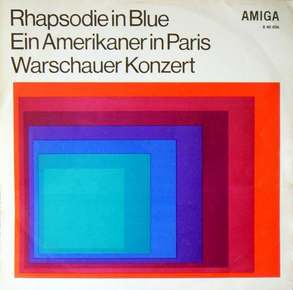 

LP Record VARIOUS - Rhapsodie In Blue / Ein Amerikaner 840056 AMIGA 1968 Germany Classical Used