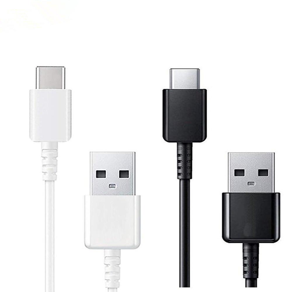 1m Black/White Type-C Fast Charging Data Cable for S8/S9/S10