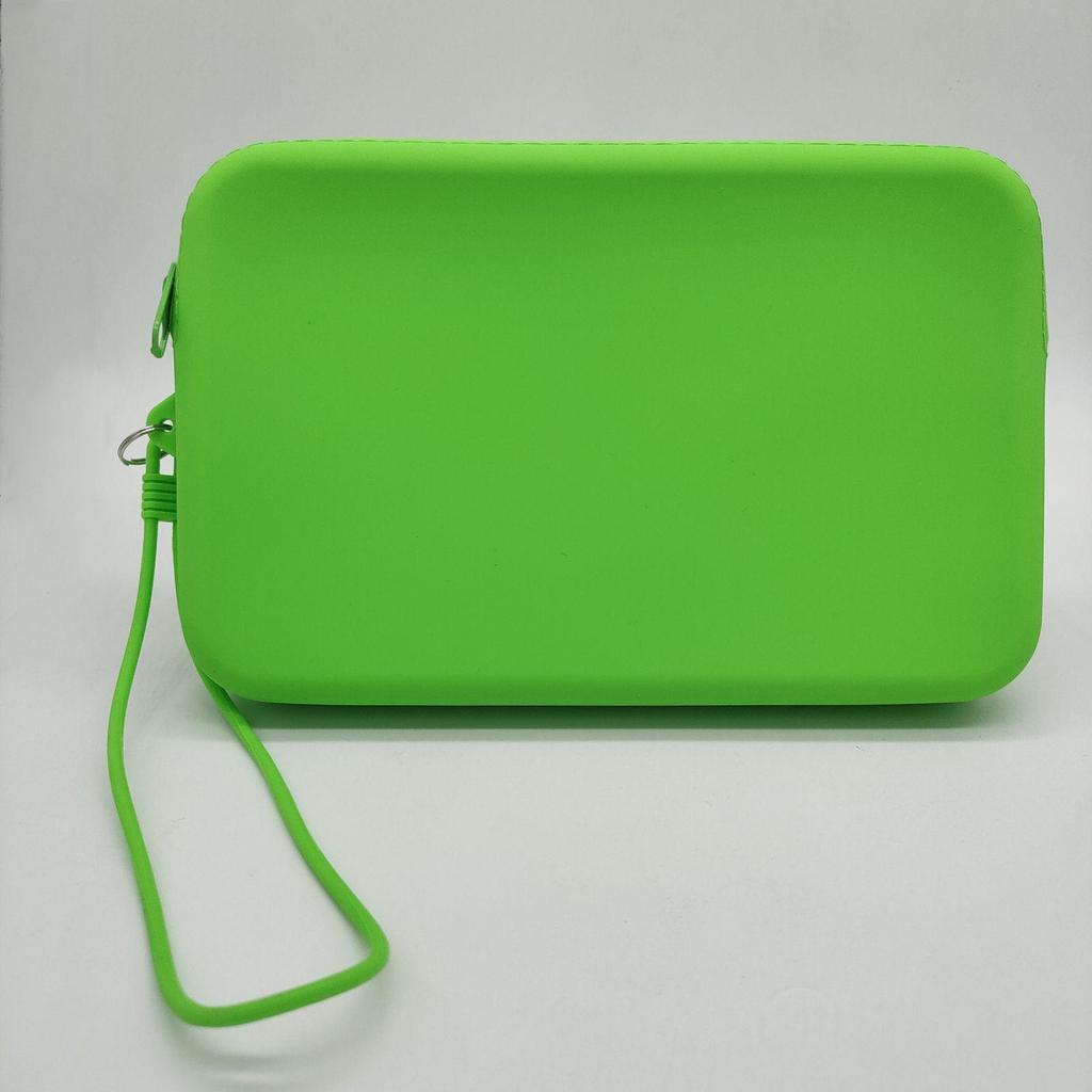 Women's Silicone Multifunction Wallet: Waterproof Makeup & Card Holder Handbag