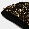 Women's Sequin Beret: Autumn Winter Trendy Street Style Painter's Hat - Versatile European & American Fashion Pumpkin Design.