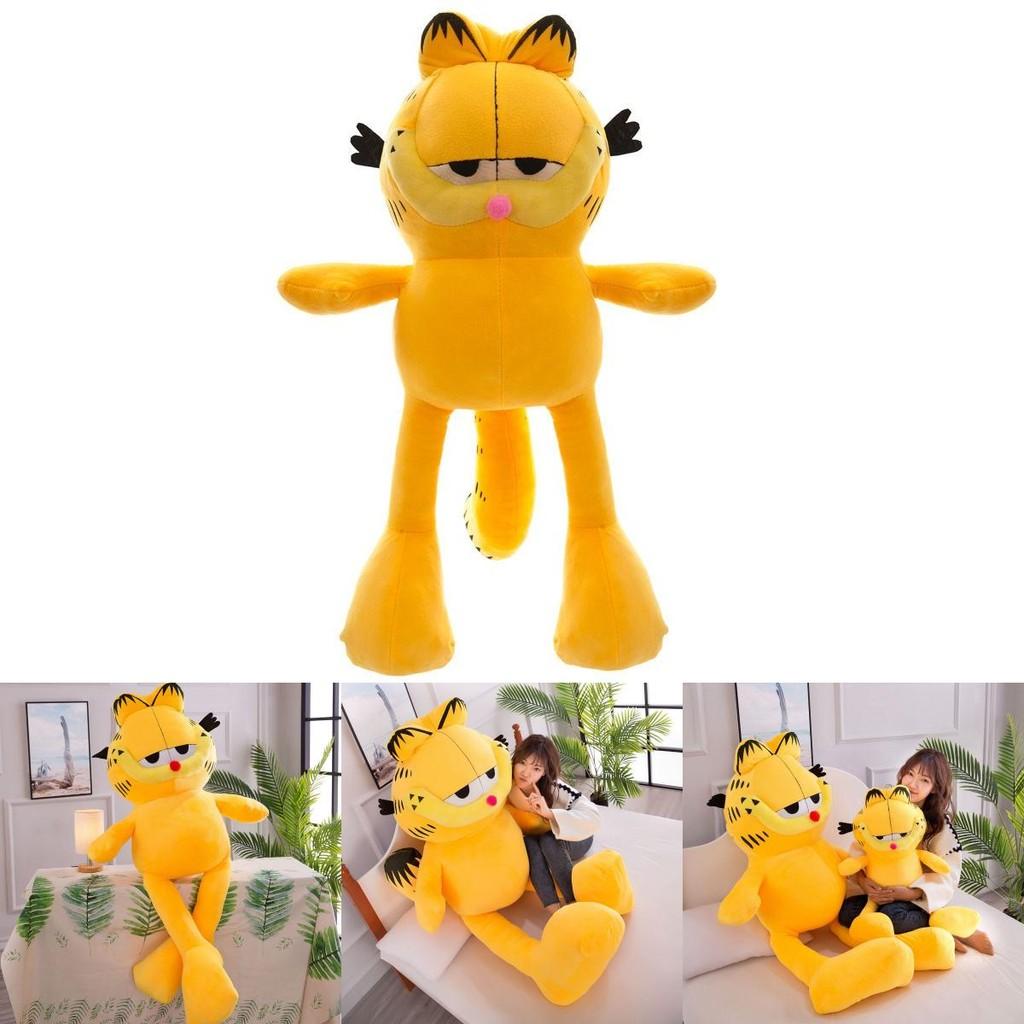 Riesiges Garfield-Katzen-Plüschtierkissen, perfekt als Geschenk für Kinder und Babys.