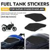 For SUZUKI SV650 2017-2025 Motorcycle Waterproof Pad Rubber Non-Slip Side Fuel Tank Stickers