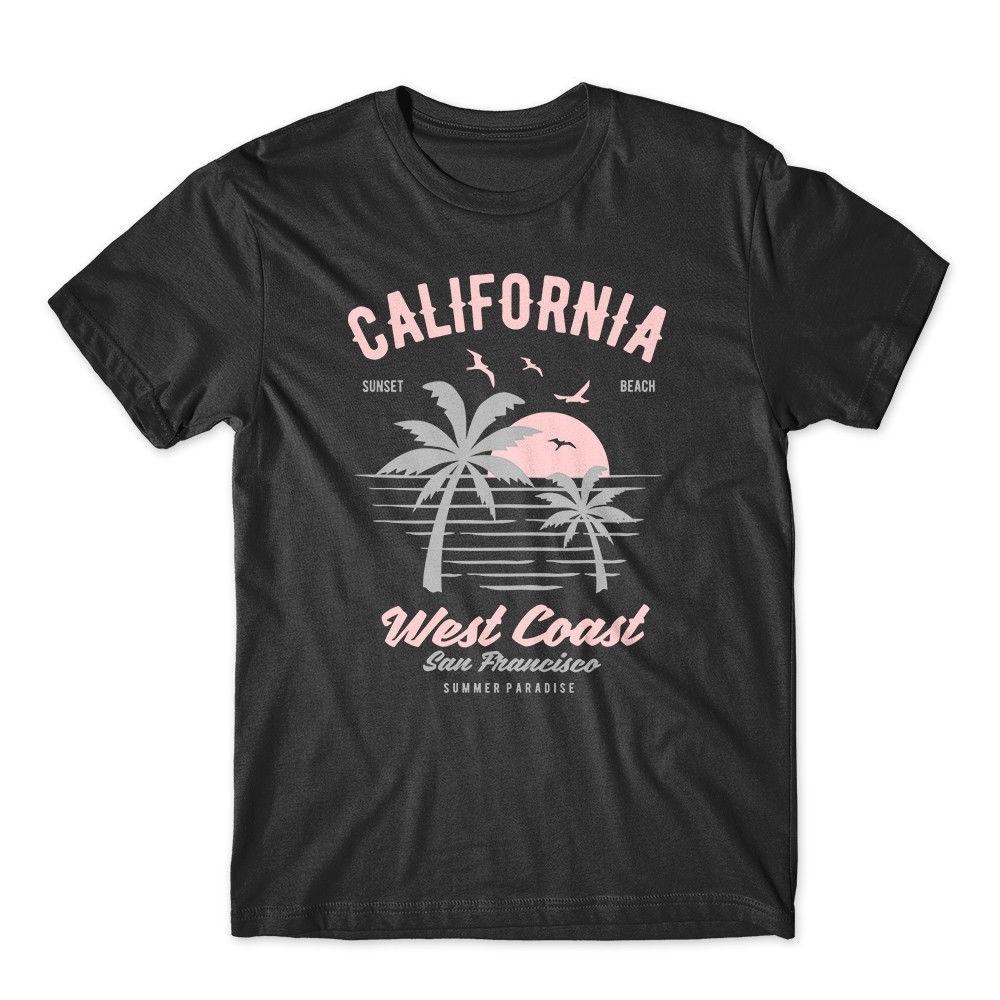 

California West Coast T-Shirt. 100% Cotton Premium Tee NEW XL