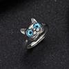 Cat Ring Cute Kitten Animal Ring for Animal Lover Women Teen Girls Birthday Gift