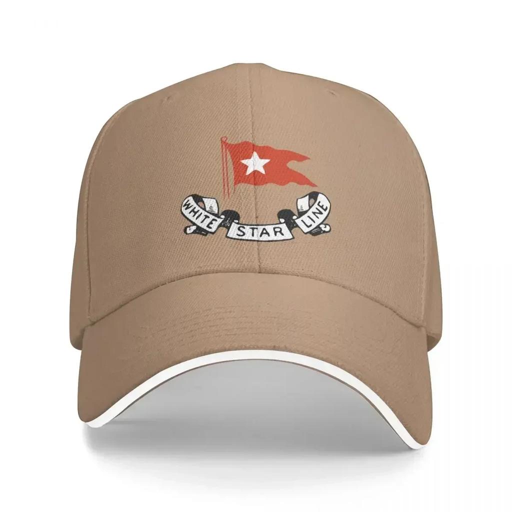 White Star Line Baseball Cap Adjustable Military Cap Unisex Visor Beach Outing Women Unisexs