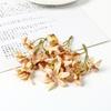 20PCs Silk Artificial Orchid Flowers Head Fake Flowers For Home Room Wedding Decoration DIY Vases Garland Gifts Accessories