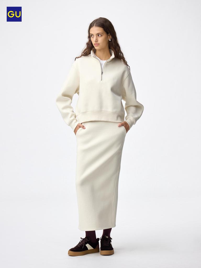 Uniqlo Gu Heavy Weight Sweat Narrow Skirt