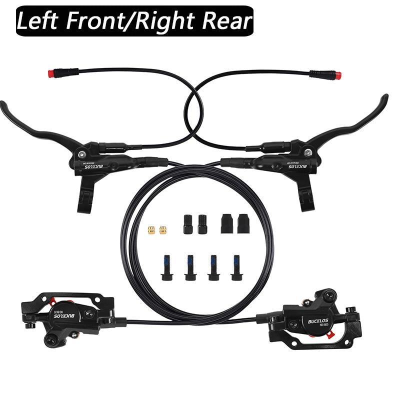 BUCKLOS E-Bike Hydraulic Disc Brake Electric Scooter Folding Bike Disc Brake 2Pin Power Off Electric Bicycle Hydraulic Brakes