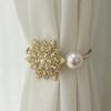 Metal Curtain Tiebacks Vintage Pearl Curtain Straps Curtain Accessory Curtains Tie Rope  Office