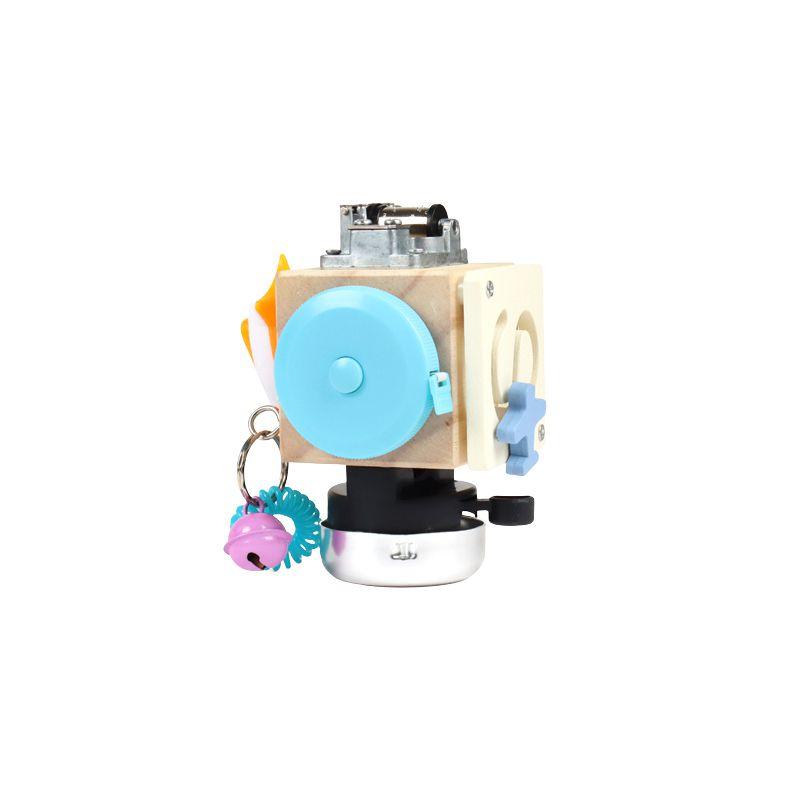 Sicheres Holz-Montessori-Beschäftigungsbrett für Kleinkinder zum Erlernen von Fähigkeiten und sensorischer Bildung Spielzeug