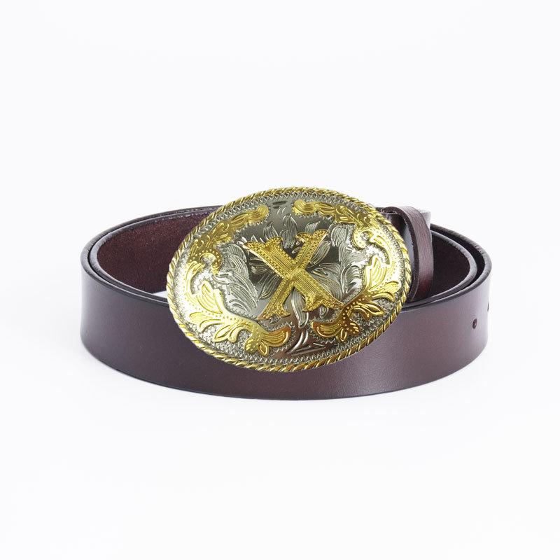 Classic Unique Design Men's Belt Thick Belt Fashion Jeans Pie Men's Belt