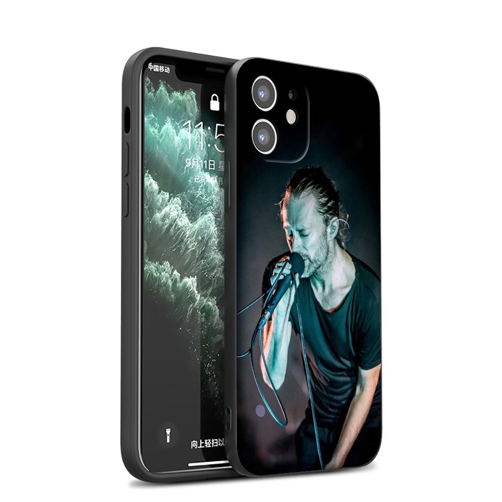 GX191 Radiohead Thom Yorke Silicone Soft Case for iPhone 13 12 Mini 11 Pro XS Max XR X 8 7 6 6S Plus 5 5S SE 2020
