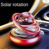 Solar Rotating Parfum Fahrzeug Aluminiumlegierung Aufhängung Auto Parfum Heimdekoration Entspannendes Schreibtischspielzeug