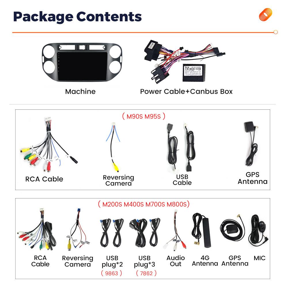 Navifly 8Core Android All In One Car Radio For VW Volkswagen Tiguan 1 NF 2006 2008-2016 Intelligent System Multimedia Player GPS