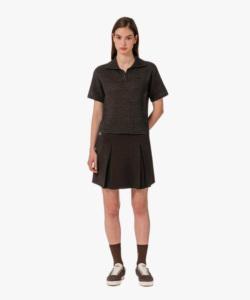 Lacoste Women'S Light Jersey Setup Skirt Jf232E-56G 3La
