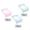 10 Pieces Disposable Toilet Seat Covers Mat for Travel Outdoors