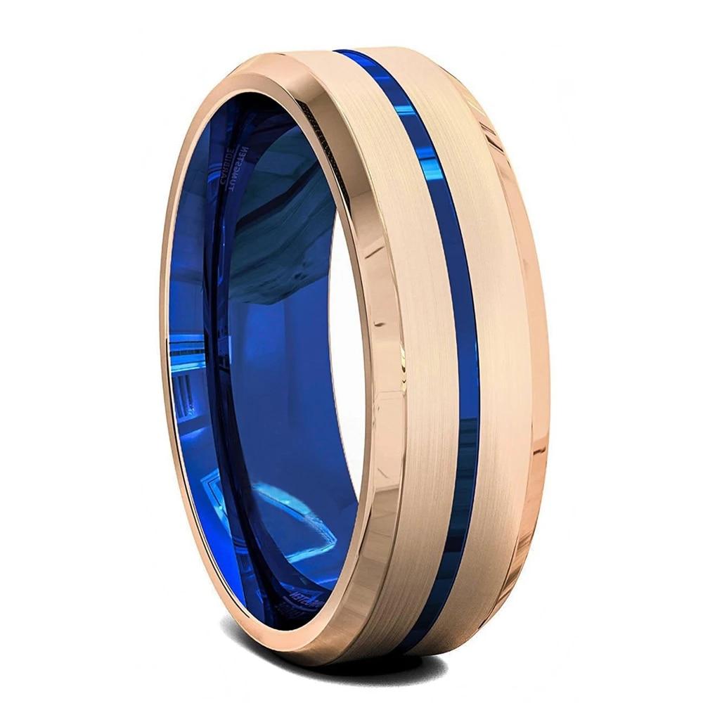 Fashion Men’s Silver Color Black Stainless Steel Ring Groove Multi-Faceted Ring For Men Women Engagement Ring Anniversary Gifts