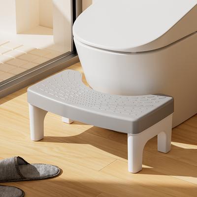 Toilet Foot Stool Thickened Household Potty Step Stool Non Slip Footrest Stool For Bathroom Squat Toilet Auxiliary Use