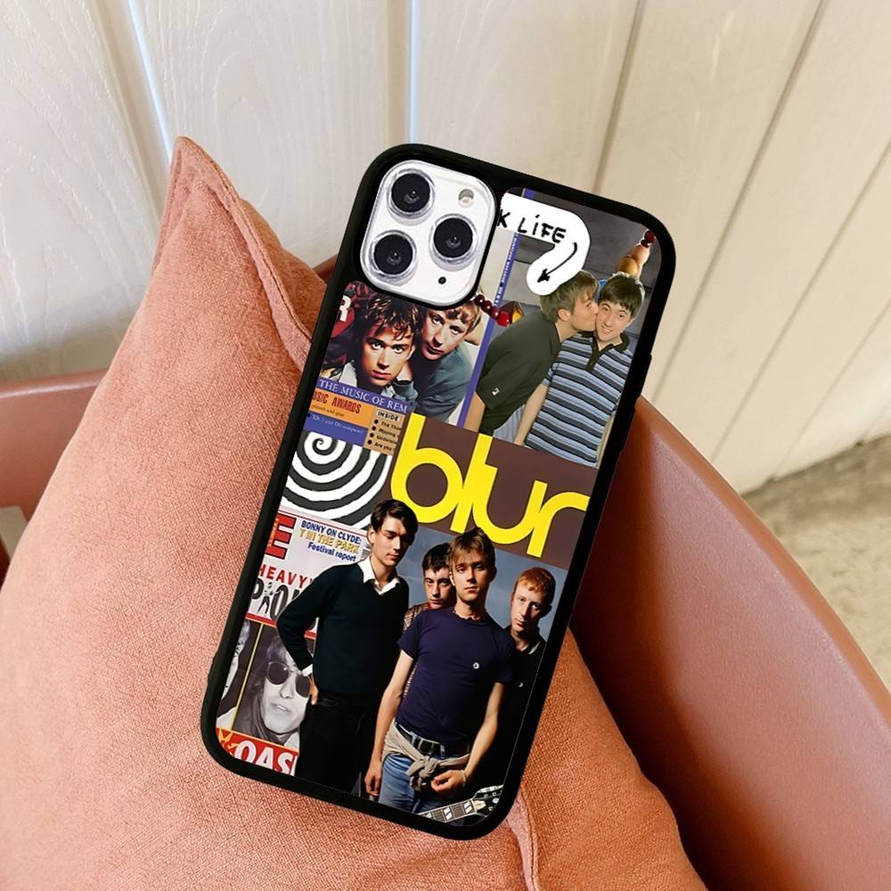 Rock Band B-Blur PC+TPU Phone Case For IPhone 11 12 13 14 15 16 17 Plus Pro Max Cover