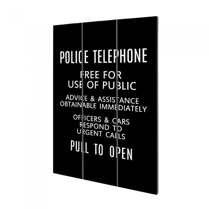 Doctor Who Tardis Sign Plaque