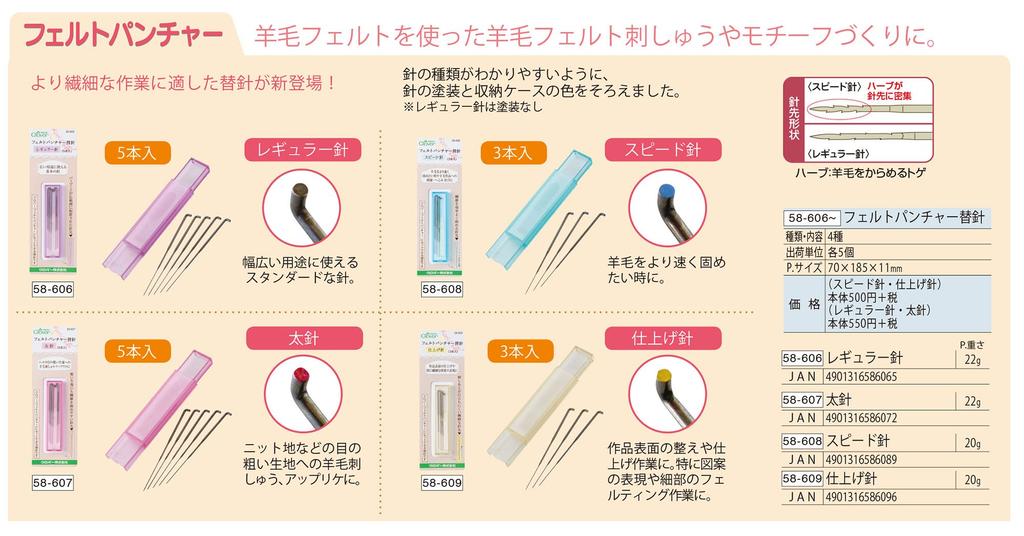 Clover Felt Puncher Replacement Speed Needle 58-608