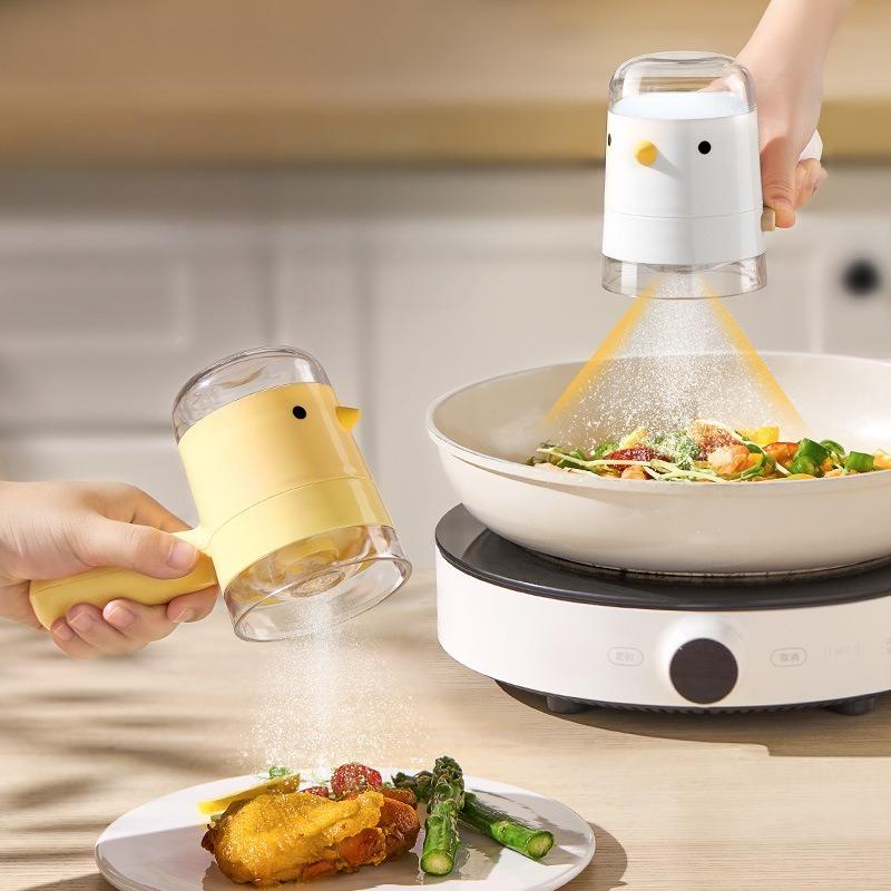 Quantitative Control Salt Bottle Kitchen Seasoning Quantitative Bottle Dustproof and Moisture-proof Control Seasoning Jar