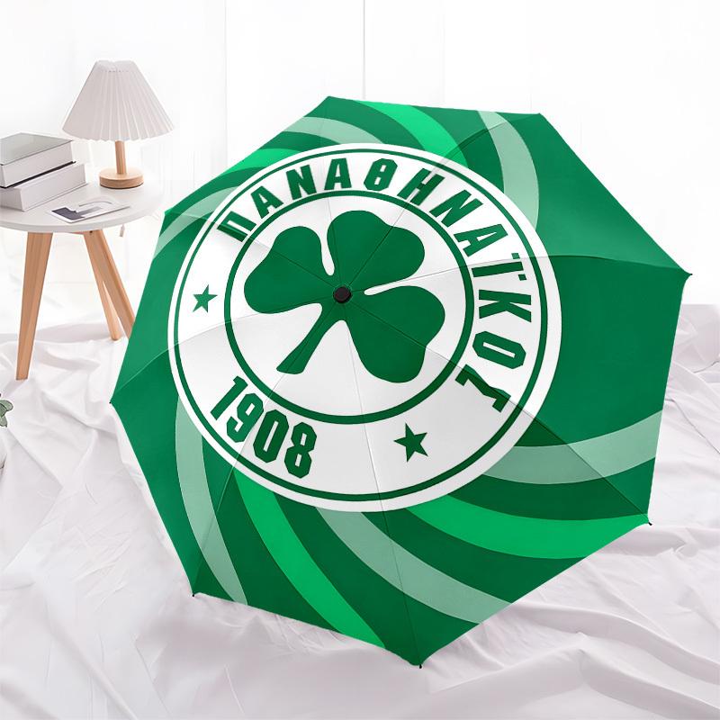 Panathinaikos, 1908 Automatic Opening and Closing, 8 rib Structure Portable Umbrella, Suitable for Men and Women in All Seasons  Perfect Gif
