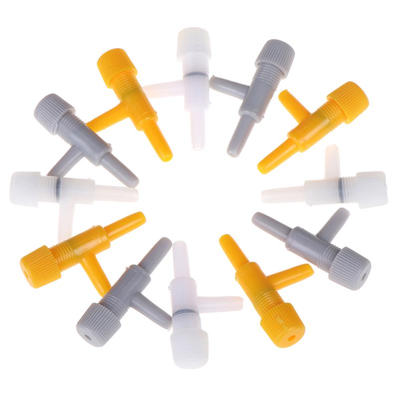 10Pcs Aquarium Air Line Tubing Volume Flow Control Valve Oxygen Air Pump Tank