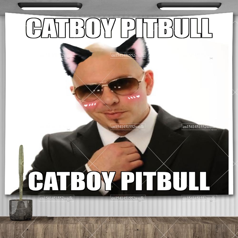 Mr Worldwide Dice To Live Laugh Love Telo da Parete MR 305 Pitbull Meme Telo da Parete Grande Tessuto Appeso a Parete Teli Tappetini Yoga