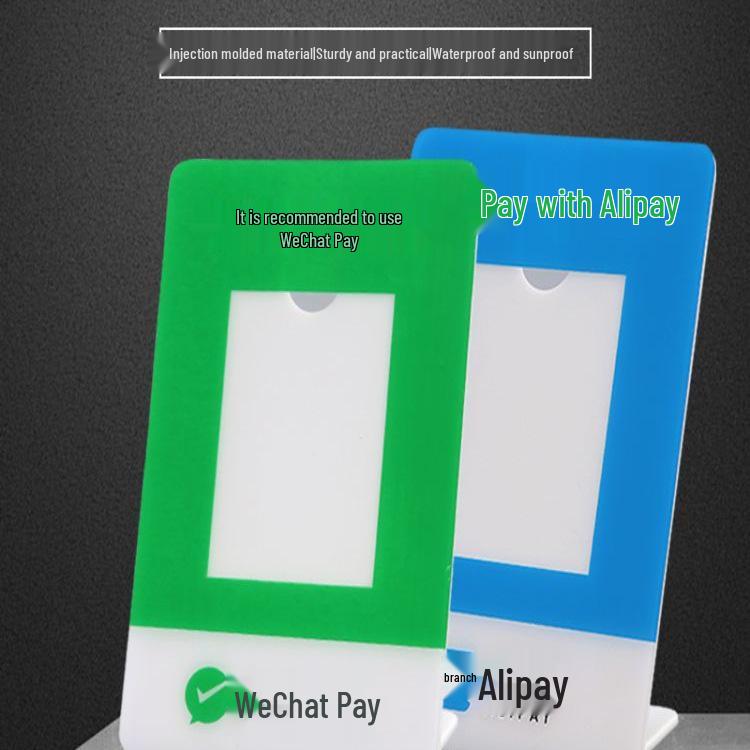 Segnaletica da Tavolo con Codice QR Alipay: Display ad Alta Definizione per una Facile Raccolta dei Pagamenti