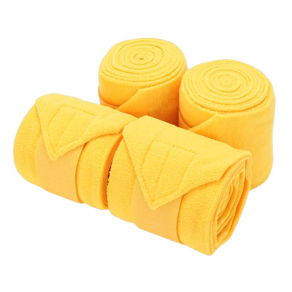 4pcs Horse Leg Wraps Comfortable Soft Fce Wraps Equestrian Leg Bandages Stable Supplies