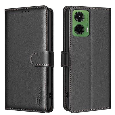 For iPhone 14 15 16 Pro Max 16Plus 13 12 11 Pro XS Max XR SE4 Luxury Leather Flip Case With RFID Blocking Protective Book Cover