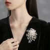 Luxury Exaggerated Elegant Pearl Flower Brooch Pin Badge For Women Girls Fashion Clothes Decoration Jewelry Gifts