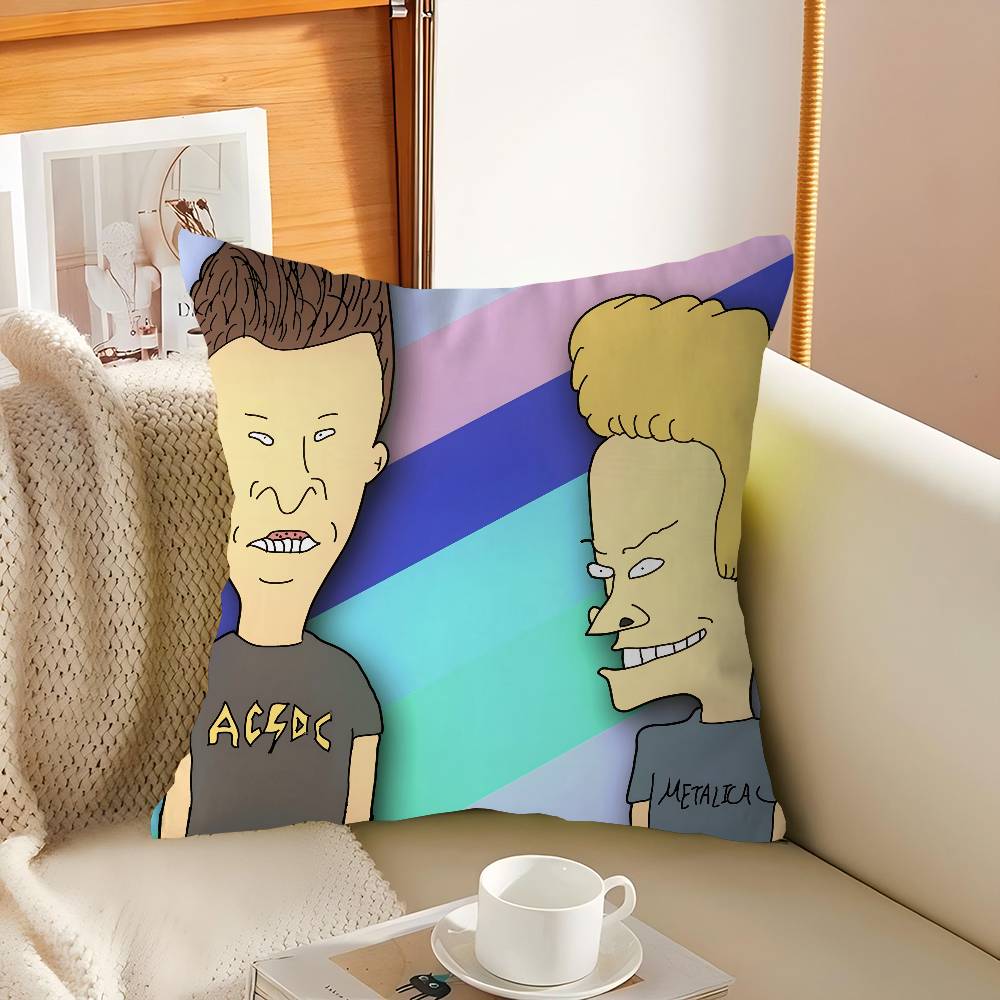 

B-Beavis And Butt-Head Personalized Picture Text Home Decorative Pillows Household Gifts 45x45cm 16x16Inch