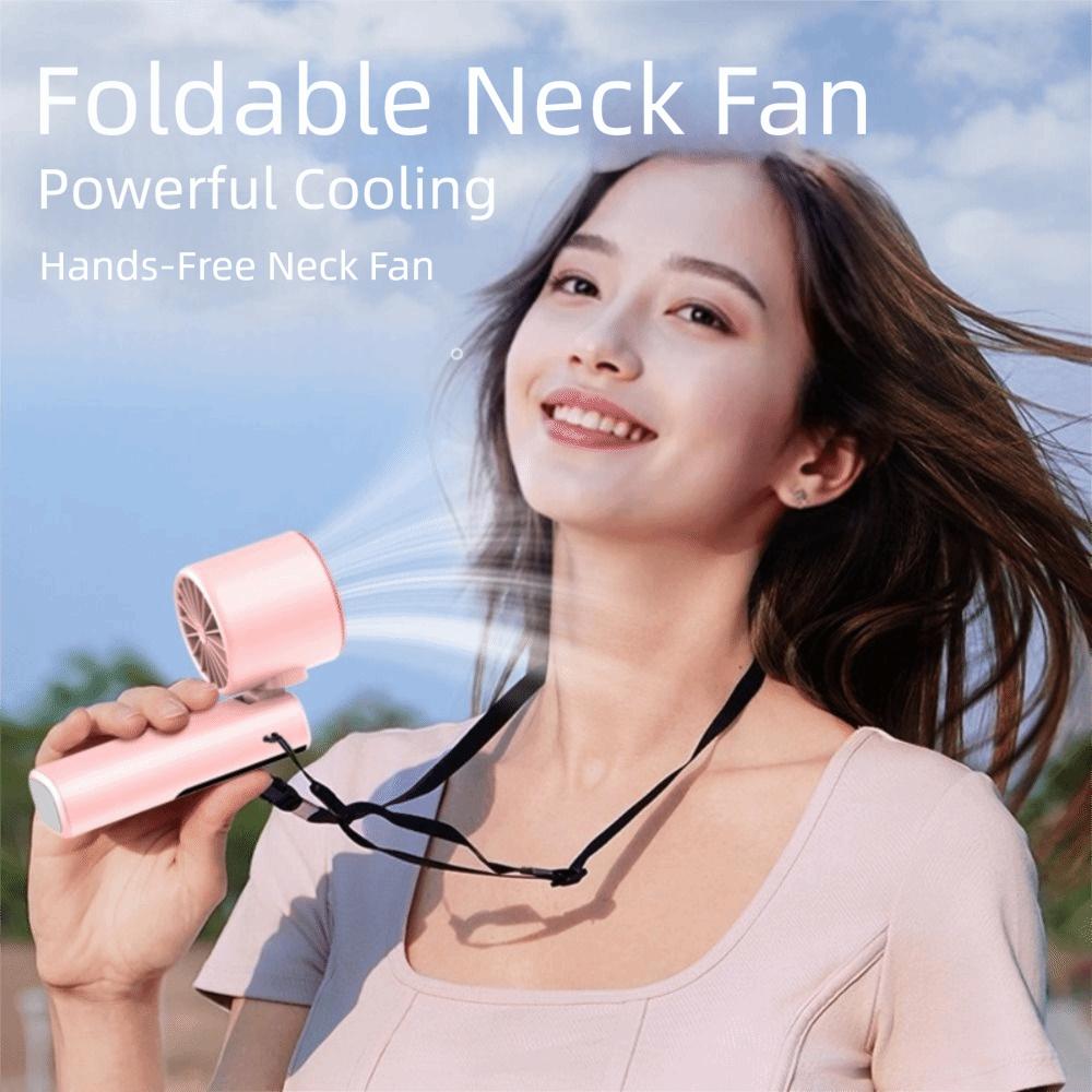 Adjustable Mini Electric Fan Digital Display Personal Cooling Fan Outdoor Use