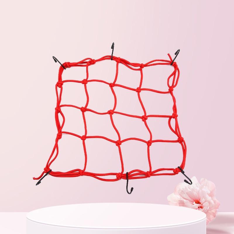 Elastická síťovaná kapsa na lano Kapsa na helmu na motorku Síťovaná kapsa na palivovou nádrž Popruh na síťku na zavazadla Síťovaná lanová krytka a síťka na nečistoty