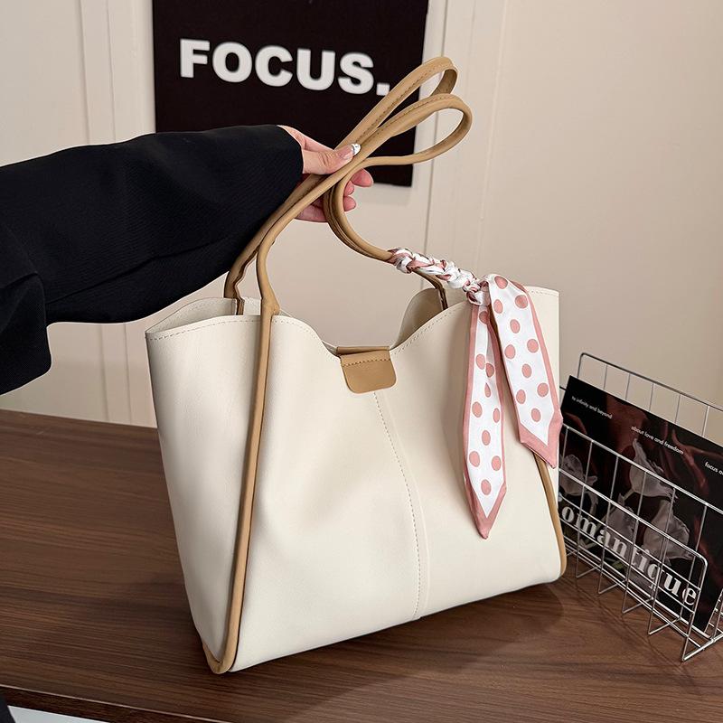Siple Fashi Handtasche mit oberem Griff Damen Große Kapazität Umhängetasche Elegant Mutter Bequem und Vielseitig Textur Tochter Tasche