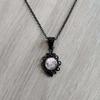 Black Emerald Moon Gothic Witchcraft Necklace