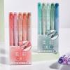 5pcs/set Pastel Highlighters Marker Colors Fluorescent Hook Pen Colored Mark Pen Japanese Stationery School Supplies Kawaii