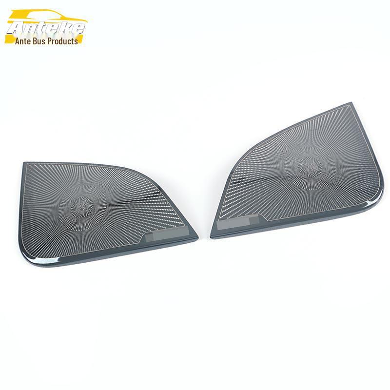 Stainless Steel Front Door Speaker Cover for Tesla Model Y - Decorative Sequin Panel Accessory