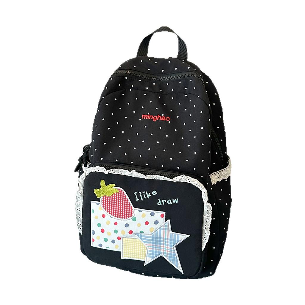 Schoolbag Japanese leisure ins literary small fresh schoolbag backpack female Korean version junior high school children primary school backpack