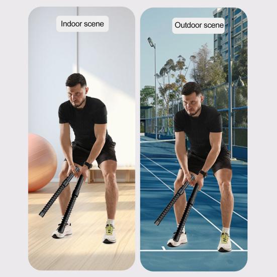 1/2 buc Coardă de luptă fără coardă Ușoară Portabilă Coardă de antrenament Mușchi Braț Antrenament de forță Antiderapantă Începător Sală de sport acasă Coardă de antrenament