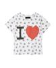 RETRIEVER CLUB I Love Crop Tee [White]