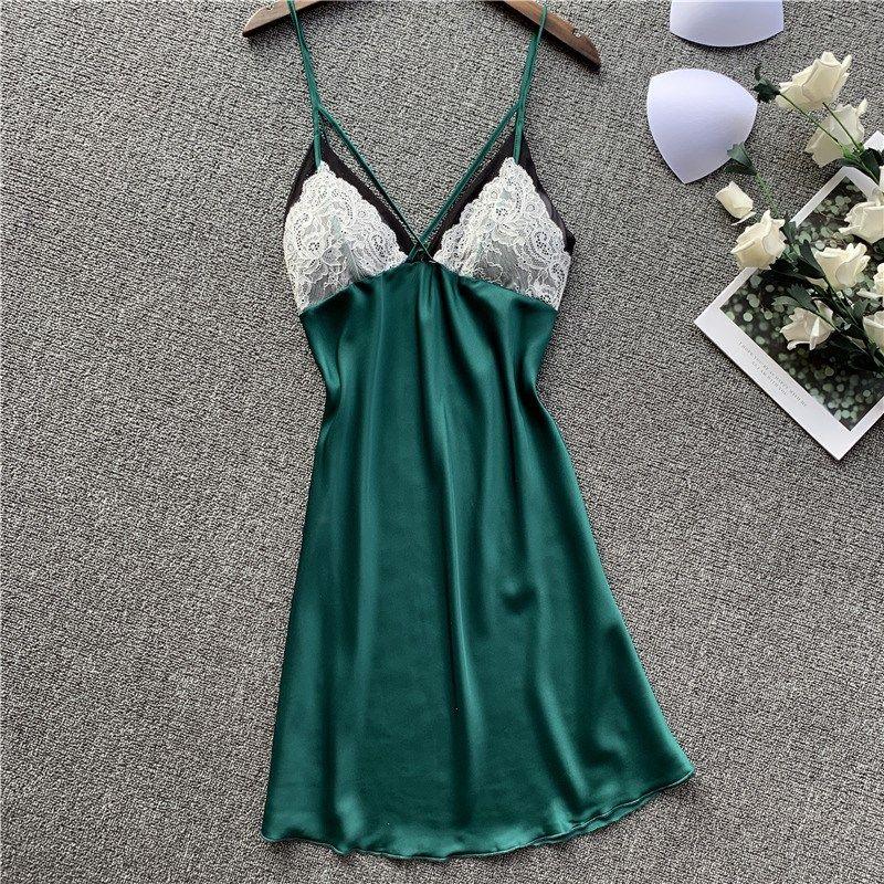 New Suspender Nightdress Female Summer Lace Skirt
