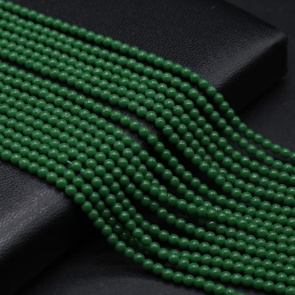 Natural Stone Beads Round Small Beads 3 MM Charms For Jewelry Making DIY Necklace Bracelet Earrings Accessory