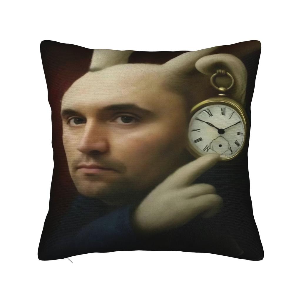 Charlie Kirk Miner Pillow Case Comfy Pillow Cover For Sofa Car Home Decor Funny Cushion Cover