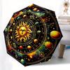 12 Constellations Utomatic Folding Umbrella Compact 8Rib Design For Outdoor Daily Compact Umbrella And Festive Gift